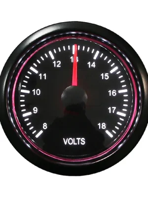Super Cena Přídavný budík 52 mm T270 - Voltmetr